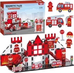 Woopie magnetische bouwset 3D Brandweer 48 stuks