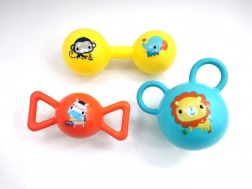 Fisher-Price set gekleurde ballen met handgrepen voor baby’s