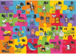 Gibsons grote vloerpuzzel onconventioneel alfabet voor kinderen