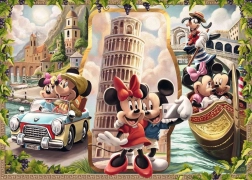 Puzzel RAVENSBURGER Mickey en Minnie op vakantie 1000 stukjes