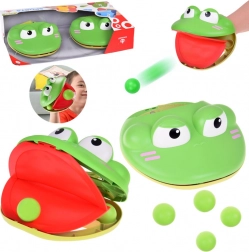 Sportsset - behendigheidsspel Katapult Kikker met 4 balletjes