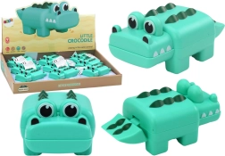 Opwindbaar badspeeltje krokodil groen