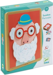Magnetische set INZEBOX Vrolijke gezichten van DJECO
