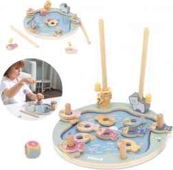 houten magnetisch visspel POLARB van VIGA