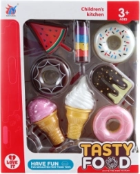 Set zoete etenswaren voor kinderen