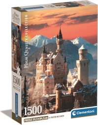 Puzzel 1500 stukjes compact Neuschwanstein