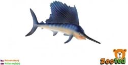 Kunststof zwaardvisfiguur Zooted 16 cm