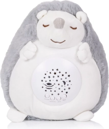 pluchen egel met projector en muziek Chipolino