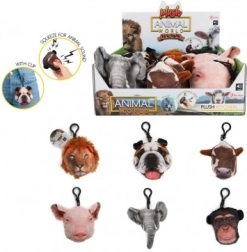 Pluchen sleutelhanger met geluid