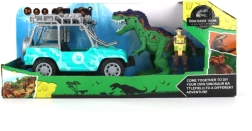 Dinosaurusset met auto
