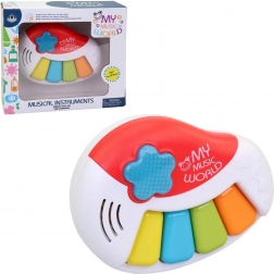 Elektronische piano op batterijen