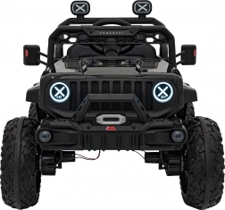 Elektrische kinderauto off-road zwart