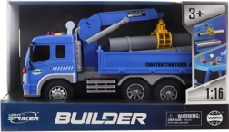 Bouwvoertuig op batterijen met geluiden en vliegwiel