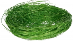 Decoratief nest groen 8 cm