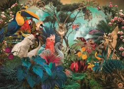 Puzzle HEYE Fauna Fantasies – vogeldiversiteit 1000 stukjes
