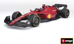 Bburago 1:18 Ferrari F1-75 Scuderia F1 met coureur Carlos Sainz