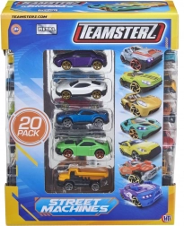Teamsterz set van 20 metalen autootjes Street Machines