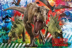 Puzzel 60 stukjes Maxi Super Color Jurassic World