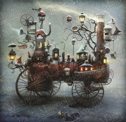 Puzzel Grote Sneeuwrit 1023 stukjes