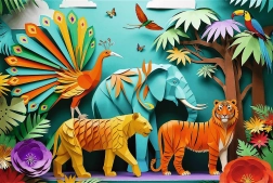 Trefl Puzzle Paper Art: Jungle 160 stukjes