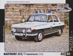 Puzzel RETRO-AUTA Wartburg 353 Volkspolizei 40 stukjes