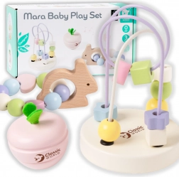 Pastelkleurige set motiverend babyspeelgoed Classic World