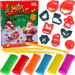 Kerst creatieve set met klei en vormpjes