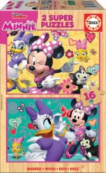 Houten puzzel Minnie en Daisy van Educa