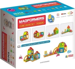 magnetische bouwset cube house pinguïn