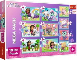 Trefl Puzzle Pro Kinderen Gabi’s Kattenhuis 10 in 1