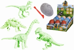 Ei met op te graven dinosaurusskelet - 1 stuk