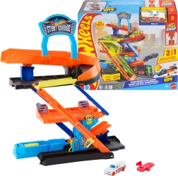Hot Wheels City stuntgarage met transformatie en autootje