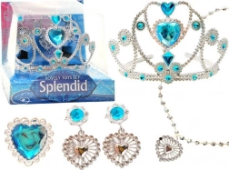 Kroon en sieraden Elsa geïnspireerd door Frozen