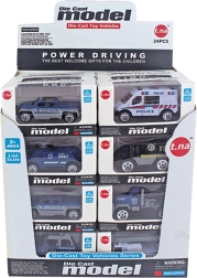 Politiewagen met vrije wielen