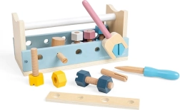 Houten gereedschapskist 2-in-1 BIGJIGS TOYS