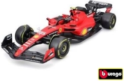 Bburago 1:18 Scuderia Ferrari SF-23 Formule 1 (2023) Carlos Sainz met coureursfiguur