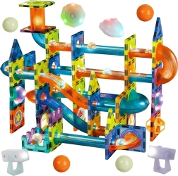 Magnetische bouwset Iso Trade – knikkerbaan 110 onderdelen