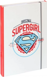 Omslagmap voor A4-schriften SUPERGIRL