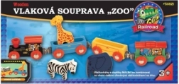 MAXIM treinset met dieren uit de dierentuin