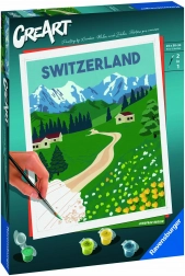 CreArt Jungfrau Region – schilderen op nummer voor kinderen en tieners