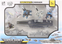 Vliegdekschip met accessoires voor kinderen