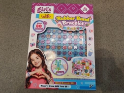 Set om elastiekjesarmbandjes te vlechten