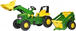 Traptractor John Deere met aanhanger van Rolly Toys