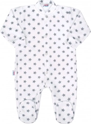 Baby overall NEW BABY Classic II grijs met sterretjes