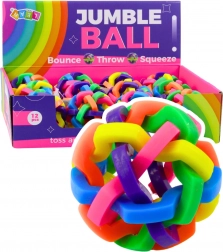 Kleurige bal Jumble Ball 7,5 cm