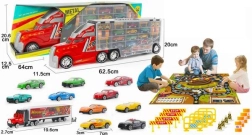 Vrachtwagen – sleep-/transportset met speelmat en autootjes