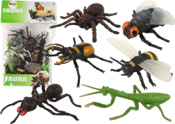 Set realistische insecten- en spinnenfiguren – 6 st.