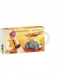 Mini Waffle Raceauto grijs