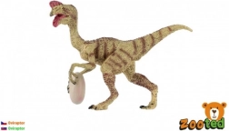 Oviraptor met ei kunststof figuur 12 cm