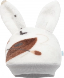 baby wellsoft mutsje met oortjes New Baby Eskimo